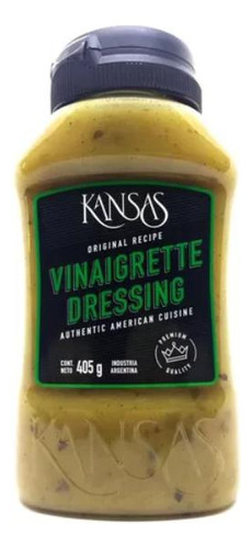 Kansas Salsa vinagreta original 1 unidad 405gr