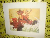 Comprar Rey Leon Simba Timón Y Pumba Disney Litografía Original $350