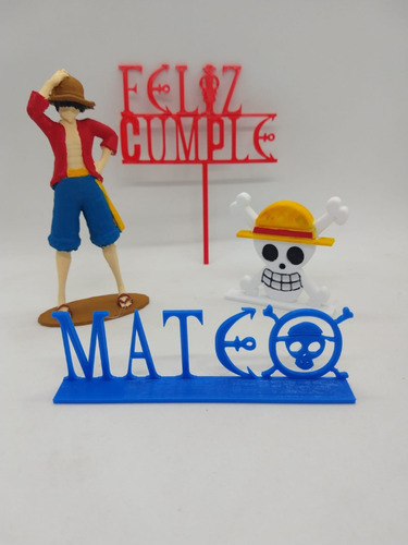 Adorno Torta One Piece. Pack