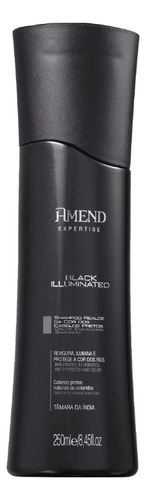 Shampoo Amend Black Illuminated Em Tubo De 250ml Com 1 Unidad