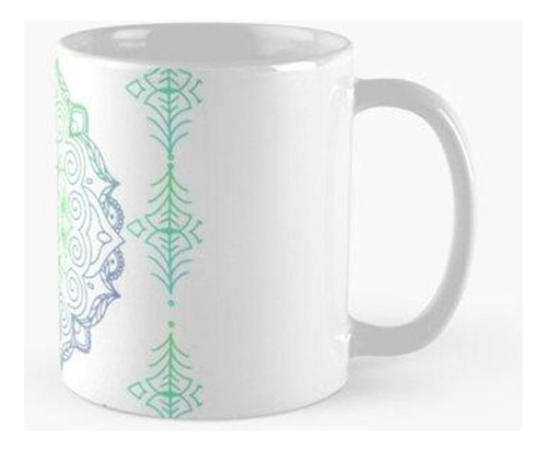 Taza Símbolo Espiritual Mandala Calidad Premium