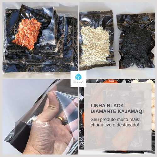 50 Saco Embalagem 20x25 Gofrada Sous Vide Ranhura A Vacuo