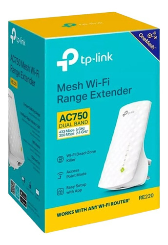 Repetidor Wifi Extensor Tp-link Ac750 Dual Band 2.4ghz / 5g