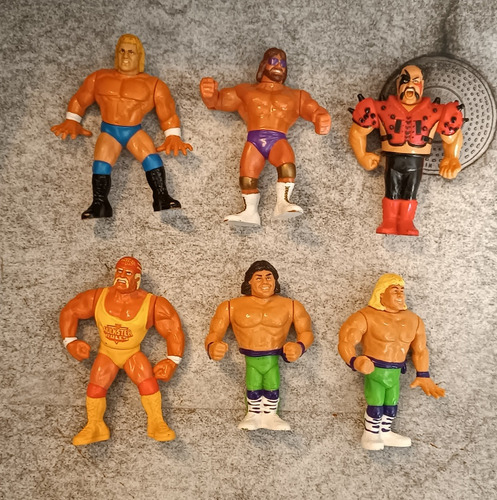 Luchadores Hasbro Wwf Wrestling Hulk Hogan Macho Man 1990