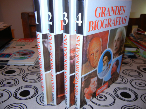 Libros Grandes Biografias-4 Tomos