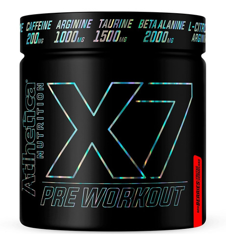 X7 Pre Workout 300g - Atlhetica Nutrition  - C/beta Alanina