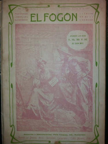 Revista 1907 Dionisio Gomez Criollo De Florida 