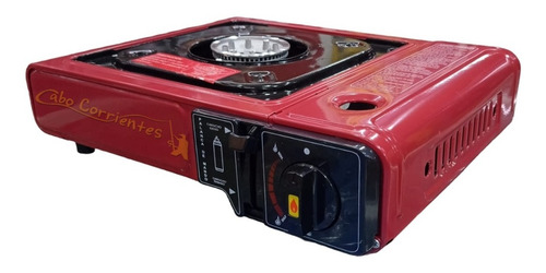 Imagen 4 de 10 de Anafe Camping Gas Butano Portatil + 4 Garrafa + Estuche
