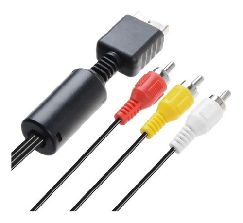 Cable De Vídeo Y Audio Para Ps2 1 Metro Tienda Fisica