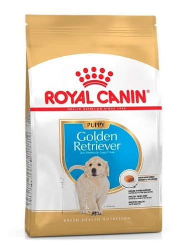 Imagen 1 de 1 de Alimento Royal Canin Breed Health Nutrition Golden Retriever Puppy para perro cachorro de raza grande sabor mix en bolsa de 12kg