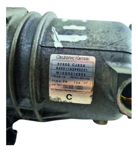 Compressor Ar Condicionado Tiida 09/13 92600cj63a Origi Usad
