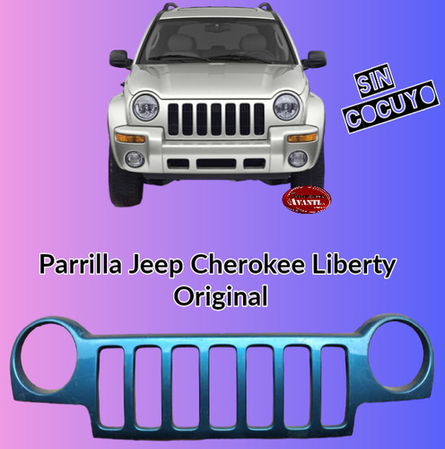 Parrilla Delantera Jeep Cherokee Liberty Sin Cocuyo Original