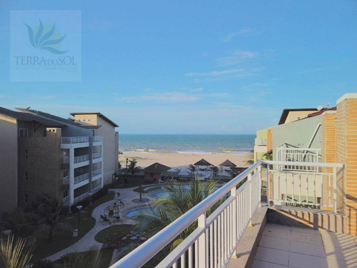 Imagem 12 de 18 de Cobertura Duplex No Condomínio Terra Maris Na Praia Do Porto Das Dunas. - Ap0710