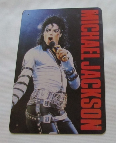 Poster Anuncio Cartel Placa Decoracion Michael Jackson Casa