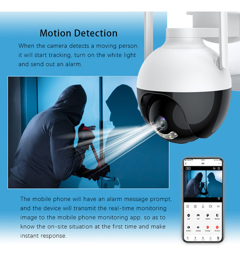 A Cámara Web Wifi Motion Wifi Wifi Exterior Noche 4mp Vision