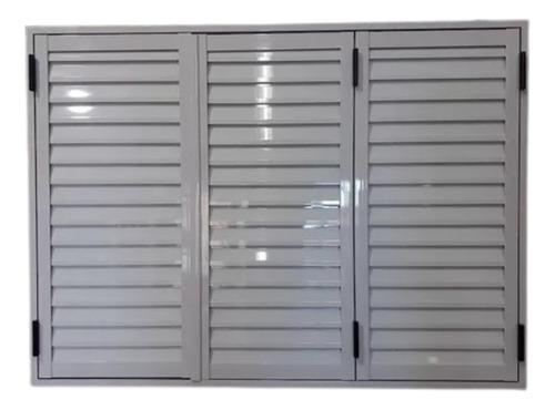 Postigon Aluminio Blanco  150x110 3 Hojas 