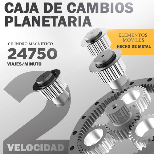Taladro Inalámbrico Gamma Desatornillador 21v 2baterías