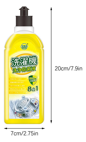 Líquido Limpiador Para Lavadora Q 500 Ml Lavadora 016b