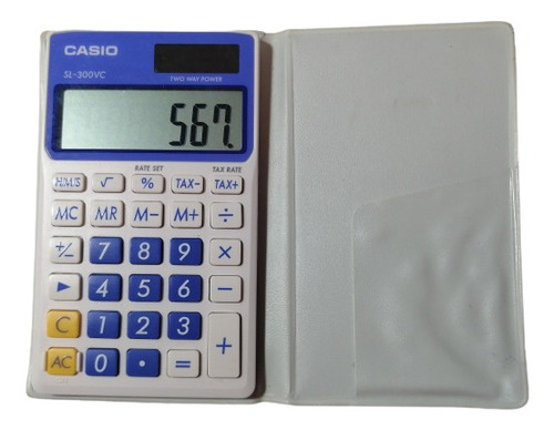 Calculadora Electrónica Casio Ec Sl-300vc Two Way Power 