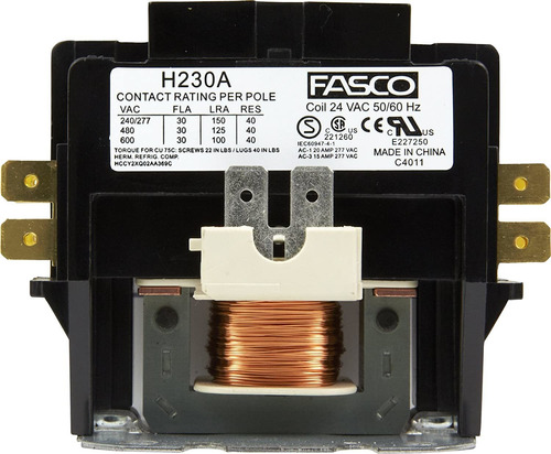 Fasco H230 a 2p 30 a 24-volt Control