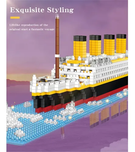 Set De Bloques De Construcción Jqmeg Titanic Micro Mini 1860