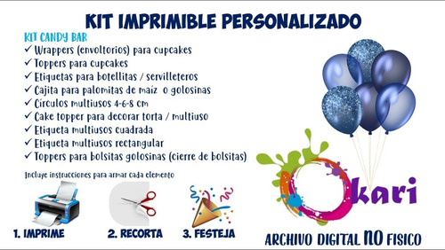Kit Imprimible Cerveza Modelo 1