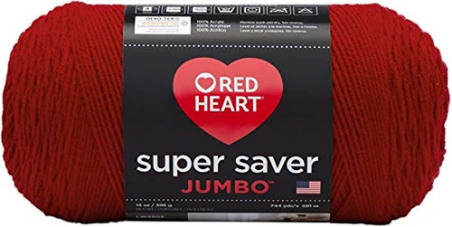 Red Heart Ovillo De Lana Jumbo, 14 Oz, Aran