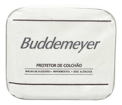 Protetor De Colchão Casal Buddemeyer Impermeável Branco