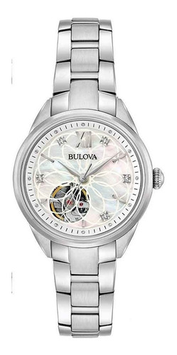 Relógio Bulova Feminino Automático 96p181 *diamantes