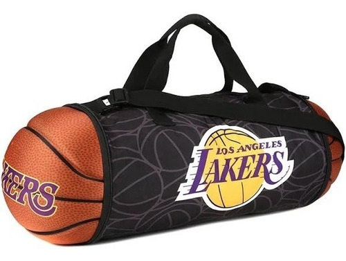 Imagem 1 de 2 de Mochila Bolsa Esportiva Bola Nba Los Angeles Lakers Oficial