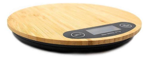 Balança Digital Com Tampo Em Bambu De 1 Grama A 5 Quilos