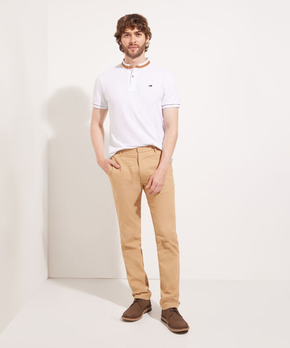 Pantalon Hombre Patprimo Chino Beige Algodón 44071054-8737