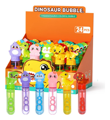 24 Varitas De Burbujas, Varita De Burbujas De Dinosaurio,