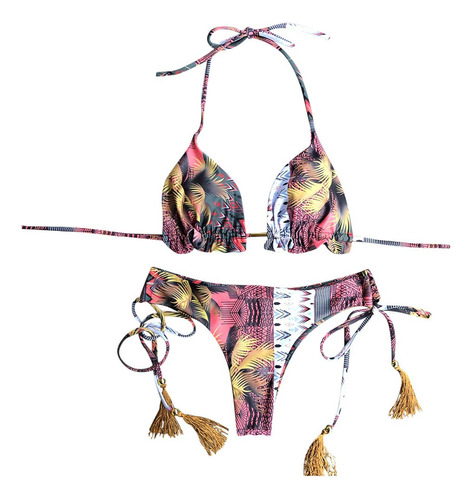 Conjunto De Bikini Fashion Fashion Para Mujer, Deportivo, Ac