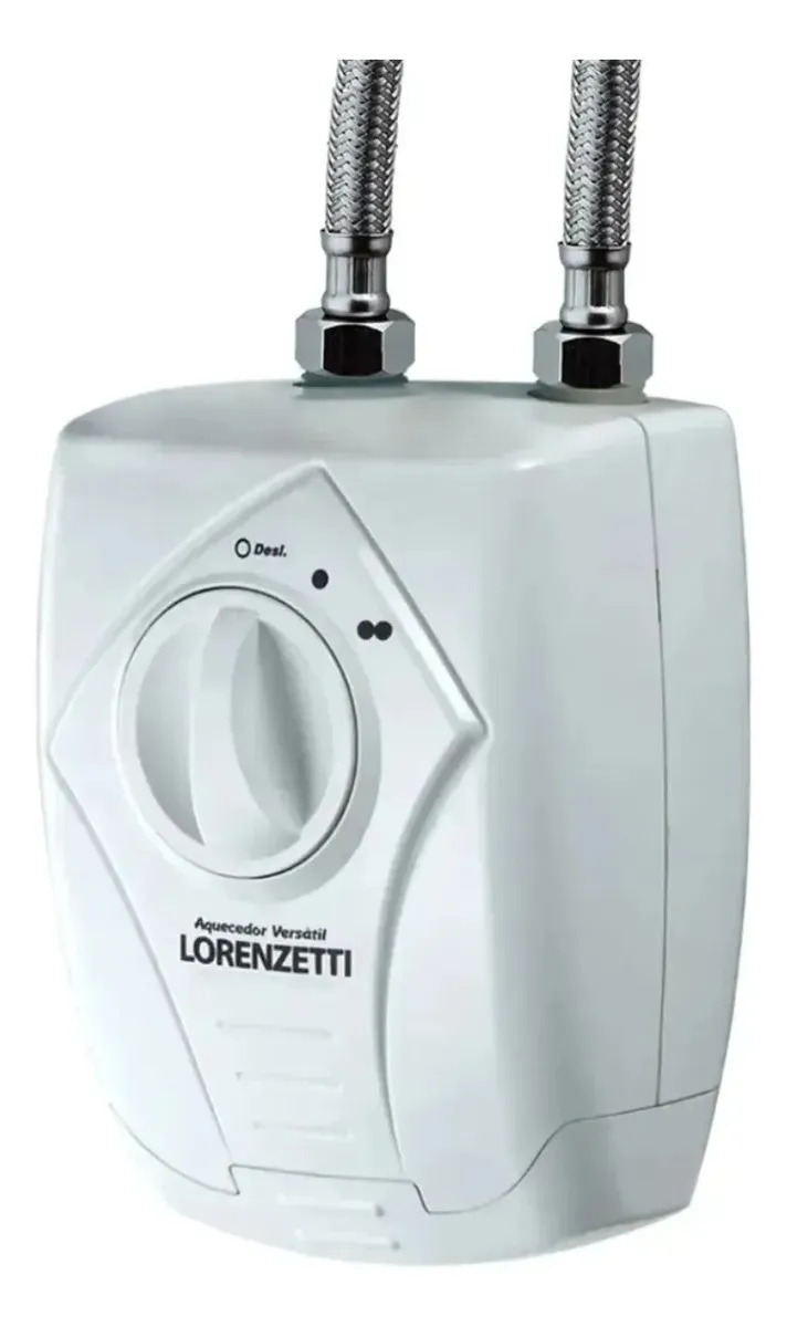 Aquecedor versatil 3 temperaturas Lorenzetti cor branco para pias e lavatórios 5500w