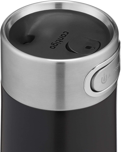 Garrafa Térmica Luxe Autoseal Inox Contigo - 473ml - Preto