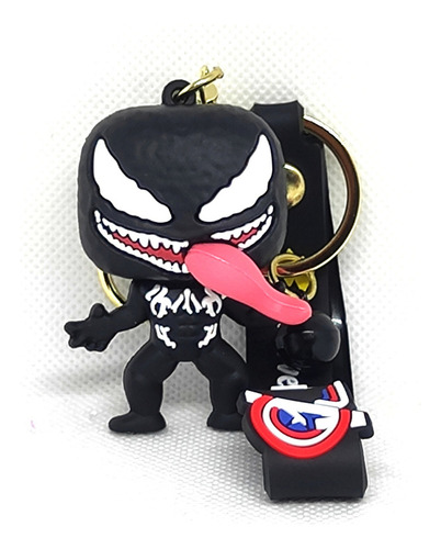 Chaveiro Modelo Da Marvel Personagem Venom !! Cor Preto