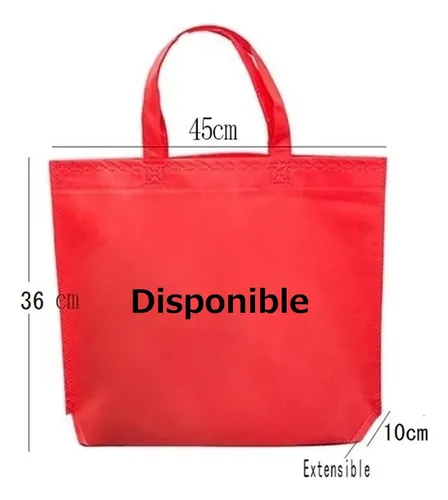 Bolsas Ecol gicas Grande 45x36x10 Cm Colores Varios MercadoLibre