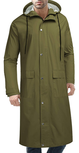 Coofandy Chaqueta Impermeable Para Hombre Con Capucha, Imper