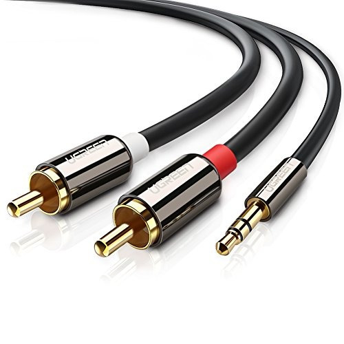 Ugreen 3.5mm A 2rca Audio Estereo Auxiliar Cable Splitter Y 