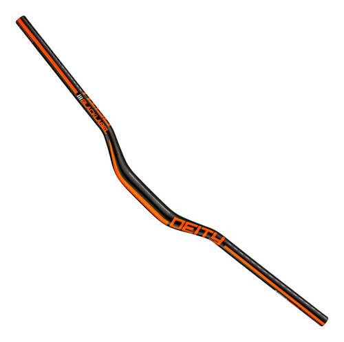 Manubrio Deity Blacklabel 800mm 31.8mm Altura 38mm Color Orange