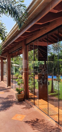 Chacara Mobiliada Em Jardinopolis, Condominio Village 2, 3 Suítes Sendo1 Master, Piscina E Salão Gourmet Em 2.000 M2 De Area Total - Ch00051 - 68999436