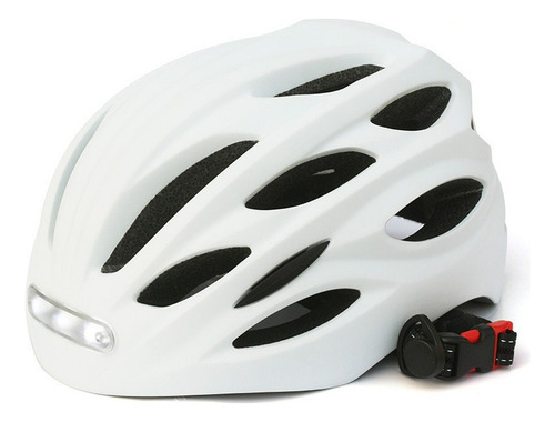 Casco De Bicicleta Transpirable Recargable Con Luz Led