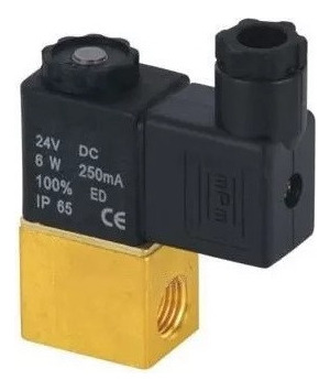  Electroválvula P/ Fluidos 2/2 Nc 1/4 Bsp Latón Epdm Ac220v