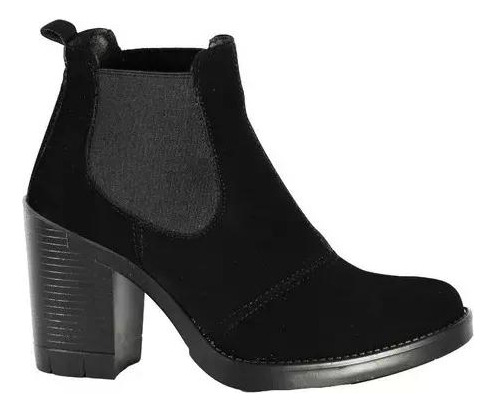 Botin Mujer Juvenil Tacón Vestir Comoda Botines Casual Dama