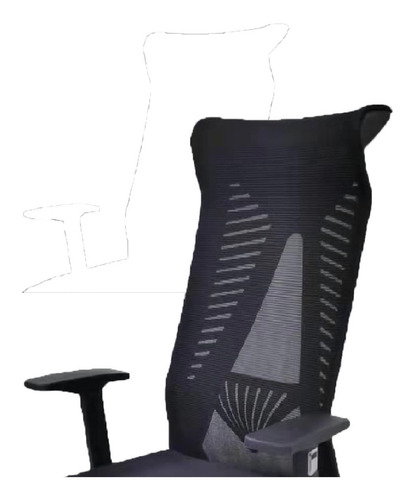 Silla De Oficina En Malla Clay Black