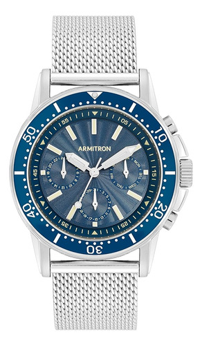 Armitron Reloj Armitron Analog Chronograph Navy Dial Silver-