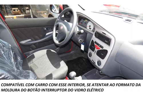 Chicote Modulo Botão E Puxador De Vidro Elétrico Strada Fire