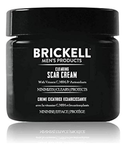 Brickell Mens Clearing Scar Cream Para Hombres, Crema Limpia