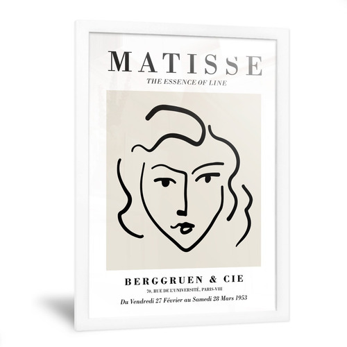 Cuadros Modernos Matisse Figuras Mujer Con Líneas 35x50cm